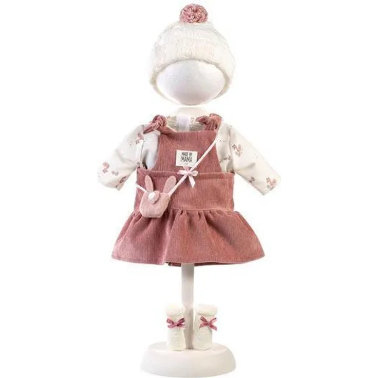 Llorens Puppenkleidung Kleiderset Cord, 40-42 cm, rosa