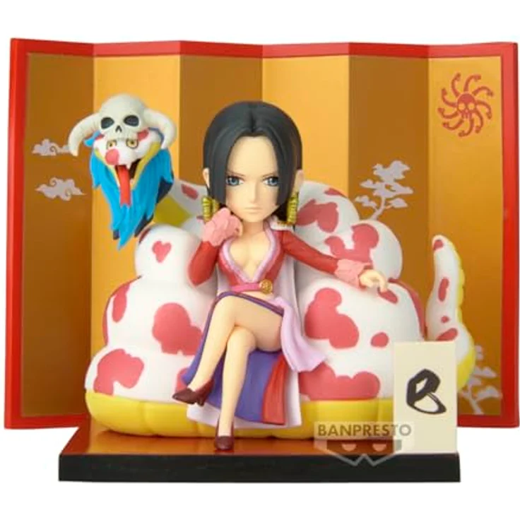 Banpresto Boa Hancock & Salome One Piece Actionfigur - World Collectable Special, 6 cm, PVC, Mehrfarbig, ideal für Anime-Fans, mit Basisständer, BP89961P – Bild 2