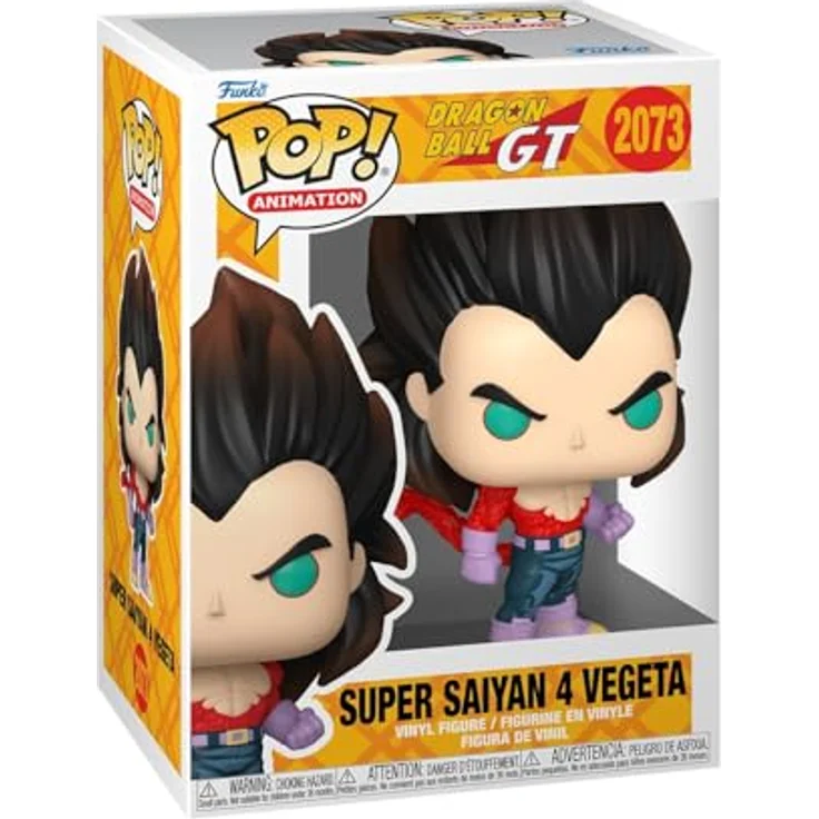 Funko Pop! Animation: Dragon Ball GT - S Vegeta, Vinyl-Sammelfigur, 9,5 cm, langlebiges Material, ideales Geschenk für Anime-Fans und Sammler – Bild 1