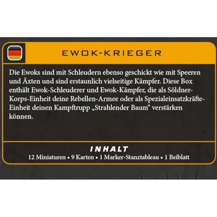 Atomic Mass Games Star Wars Legion: Ewok Warriors, Sammelfiguren Erweiterung für Miniaturenspiel mit Schleuderern und Kämpfern – Bild 5