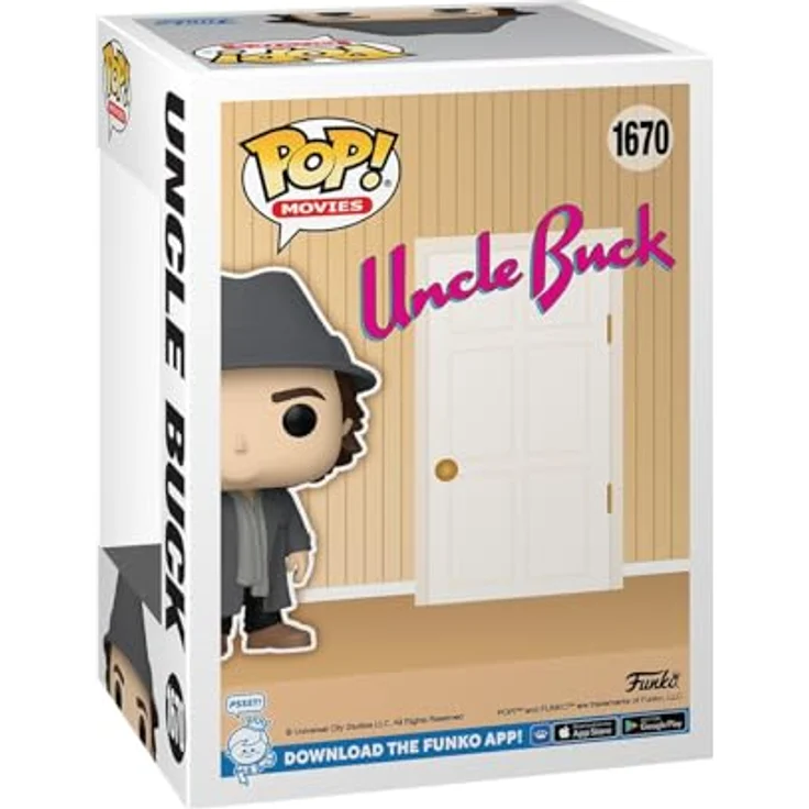 Funko Pop! Movies: Uncle Buck #1670, Vinylfigur ca. 9 cm, in Fensterbox – Bild 3