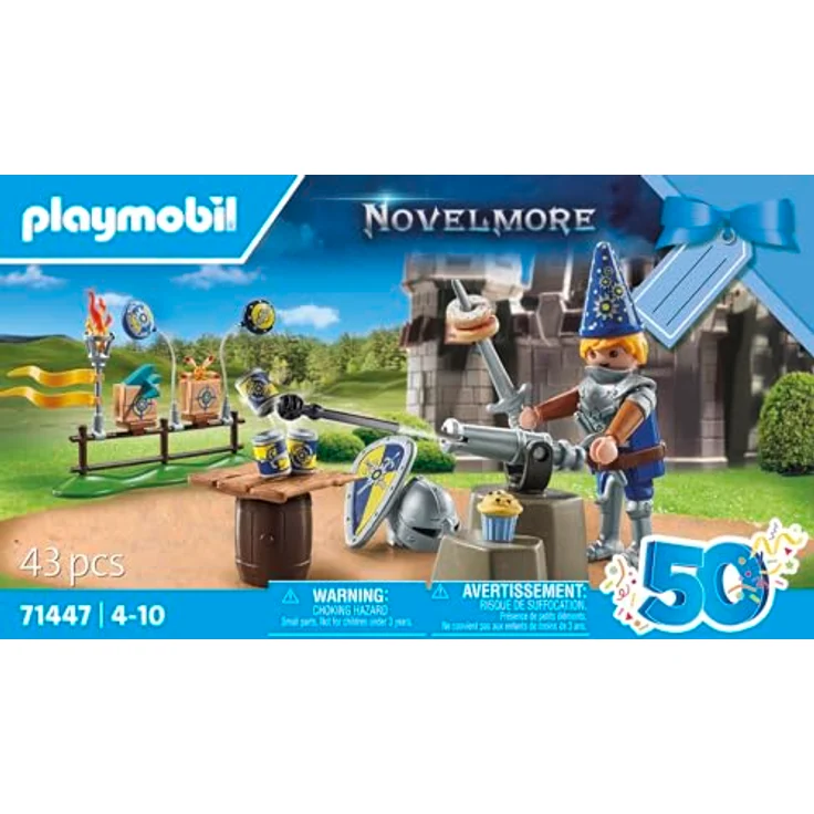 Playmobil® Konstruktions-Spielset Rittergeburtstag (71447), Novelmore, (43 St), Made in Europe – Bild 4