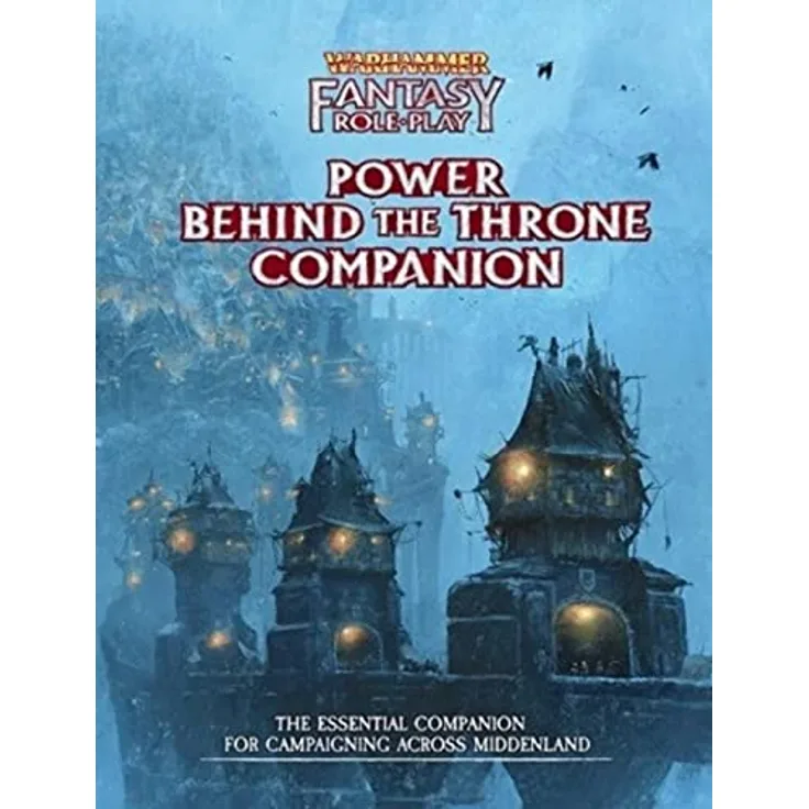 CUBICLE 7 WFRP Power Behind the Throne Companion, Brettspiel für Warhammer Fantasy Roleplay