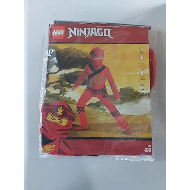 Disguise Offizielles Lego Ninjago Kostüm, Ausgefallenes Ninja-Kostüm für Jungen, Halloween-Kostüm, Kai – Bild 4