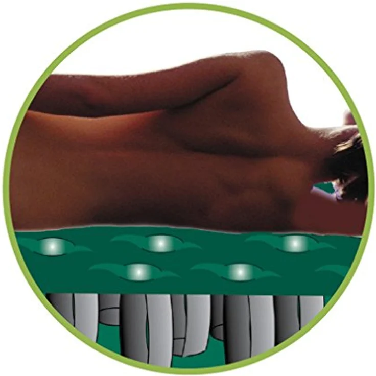 Coleman Luftbett Comfort Bed Single, Indoor/Outdoor Luftmatratze 1 Person, Velours Gästebett, Komfort Einzelbett, Campingbett für Wandern, Trekking, Festivals, 188 x 85 x 22 cm, max. 148 kg – Bild 3