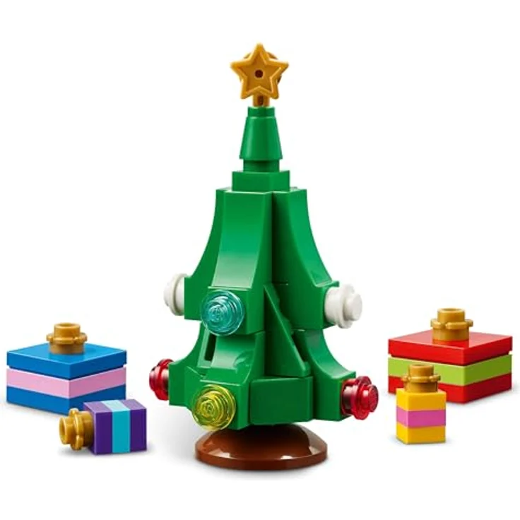 LEGO - Verschiedene Christbaumanhänger, Weihnachtsbaum und Geschenke, DIY Spielset für Jungen und Mädchen ab 8 Jahren – 40746 – Bild 4
