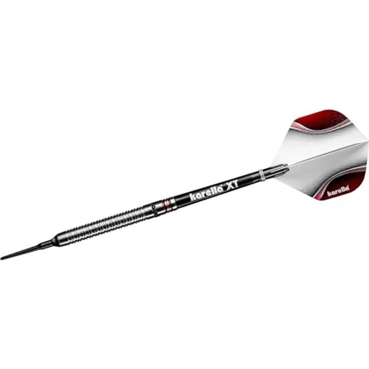 Karella Shotgun 80% Tungsten Softdart, 18g, für elektronische Dartscheibe, 2BA Gewinde, 3 Dartpfeile mit Kunststoffspitze, Dartautomat, Wolfram, Profidart mit Flight und Shaft – Bild 2
