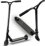 Apollo Stuntscooter Hawk - Trick Roller für Kinder ab 6 Jahren, Stunt Scooter für Beginner und erfahrene Kids, in schwarz