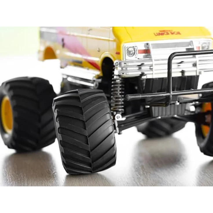 TAMIYA 1:12 RC Lunch Box Wiederauflage, Wheelie-Monster Cooler, US-Vanoptik, Vintage Modell, blau – Bild 10