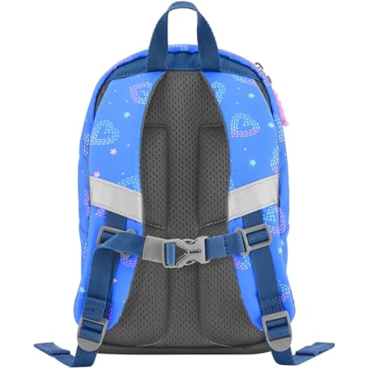 Step by Step Rucksack-Set KIGA Mini „Rainbow Lui“, lila-blau, ergonomischer Rucksack mit höhenverstellbarem Brustgurt, für Mädchen 6l, ab 12 M+ – Bild 2