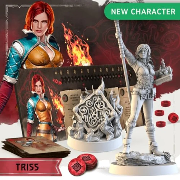 Go On Board The Witcher Path of Destiny, Tableau-Building Kartenspiel für 1-5 Spieler, Triss & A Grain of Truth, ab 14 Jahren, Englische Version – Bild 2