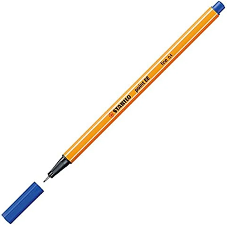 Fineliner - STABILO point 88 - Einzelstift - blau - Preisvergleich – Bild 1