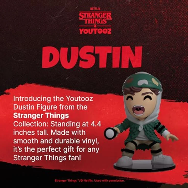 Youtooz Stranger Things - Dustin, Sammelfigur aus Stranger Things 3 – Bild 2