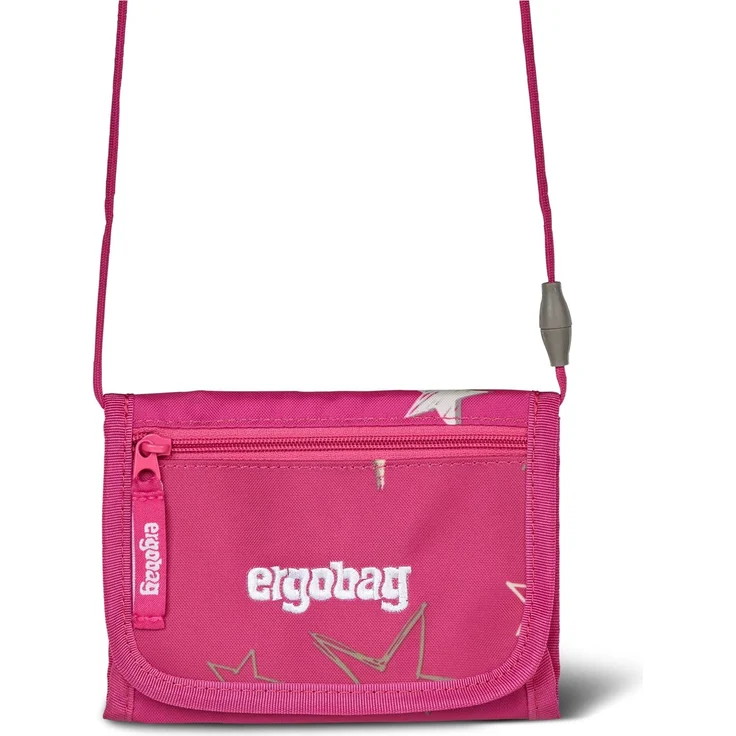 ergobag Geldbörse Brustbeutel (Portemonnaie) für Kinder, organisiert und griffbereit in Blau – Bild 1