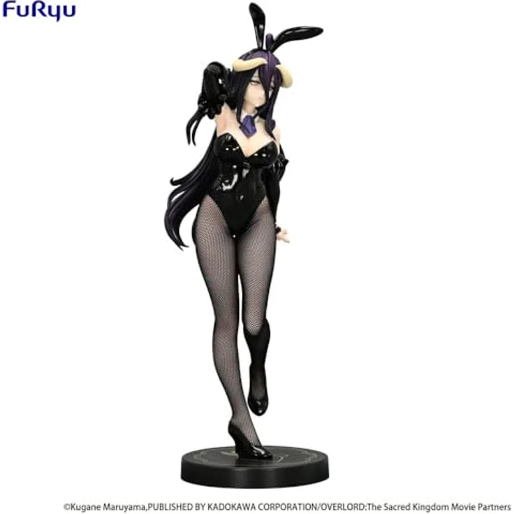 Furyu Albedo Black Color Version Bicute Bunnies Figur, 30 cm, Overlord Sammlung – Bild 5