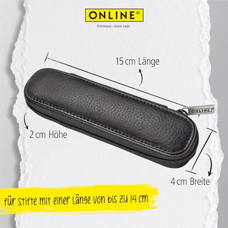 Online Pen Eleganza Schreib-Set, Metallgehäuse, inklusive Echt-Lederetui – Bild 6