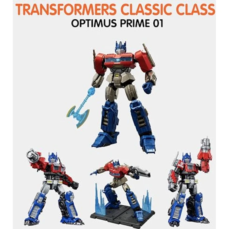Blokees Transformers Blokees Plastic Model Classic Class 01 Optimus Prime, 25 cm bewegliche Sammelfigur mit CR927-Batterie – Bild 3