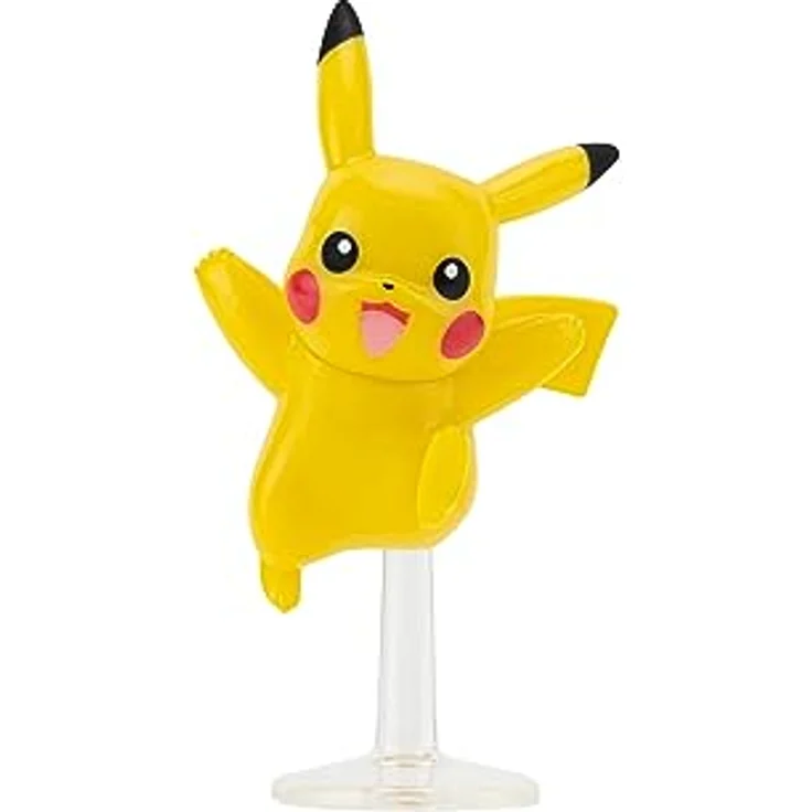 Pokémon PKW3402 - Battle Figure Multipack - 4er Pack mit Pikachu, Krokel, Kwaks, Felori, offizielle detaillierte Figuren, je 5 cm – Bild 4