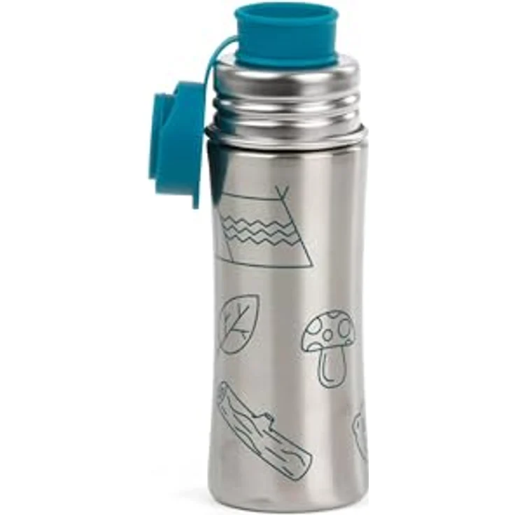 Affenzahn Edelstahl-Trinkflasche Hai petrol – Bild 2