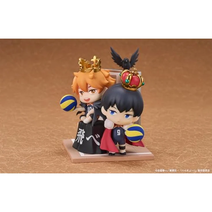 Good Smile Company Haikyu!! Minifiguren Qset 2er-Pack Shoyo Hinata & Tobio Kageyama, PVC, 11 cm, detailreich – Bild 3