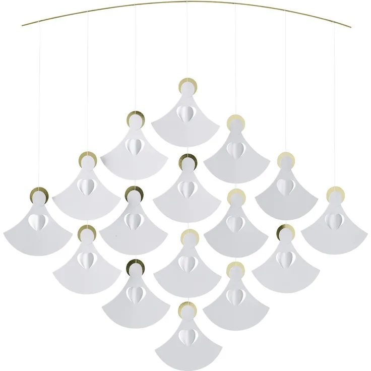 Flensted Mobiles, Babymobile, Engelschor Mobile mit Geschenkbox