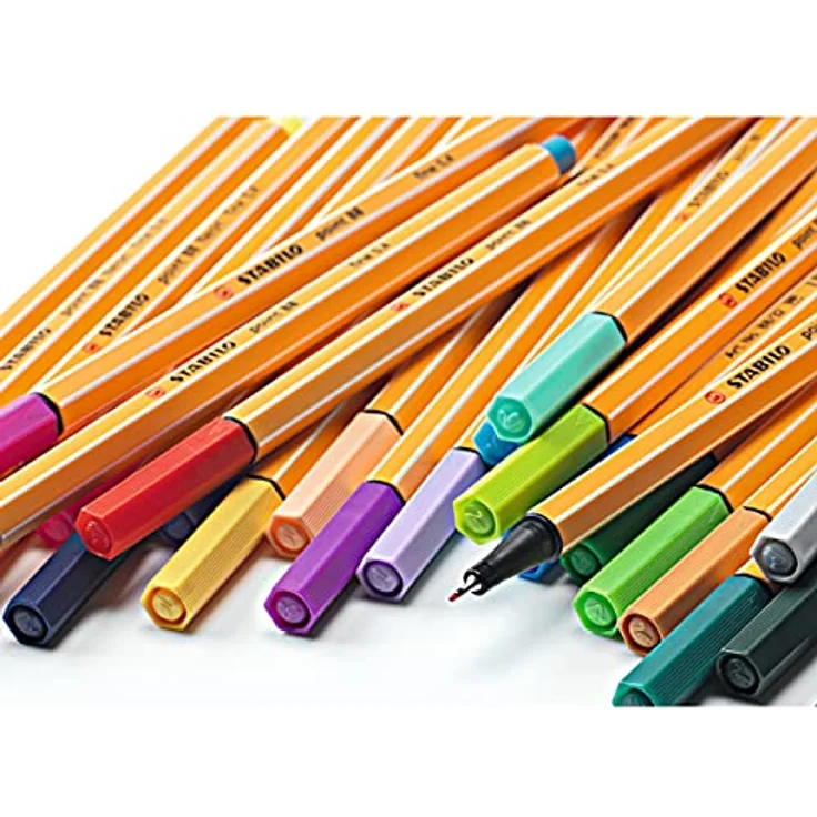 Stabilo Feinschreiber point 88 Standardfarben - Sets 6er/10er/20er – Bild 2