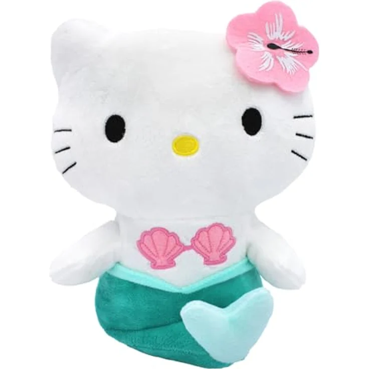 Joytoy Hello Kitty Meerjungfrau Plüsch, 24 cm aus 100% recyceltem Material in dekorativem Kartontäschchen – Bild 2