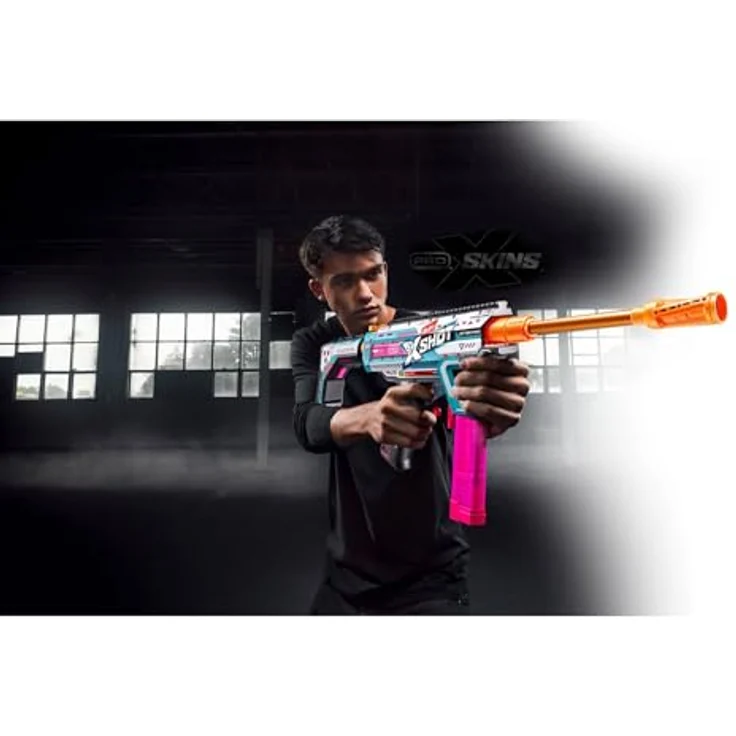 Shot X-Shot Pro Series Mega-Blaster, motorisierter Blaster mit 40 Darts und 7,4V LI-ION Akku – Bild 2