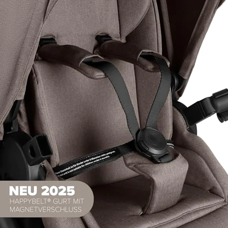 ABC Design Kombi-Kinderwagen Salsa 5 Air - Pure - Nature, inkl. Gratis Mobilitätsgarantie – Bild 7