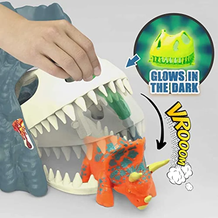 CRAZE Dinosaurier Adventskalender 2022 Kinder DINOREX - Playset Dino Spielzeug und Spielset mit Vulkan und Lava, Spielzeug Weihnachtskalender Kinder - 39908 – Bild 4