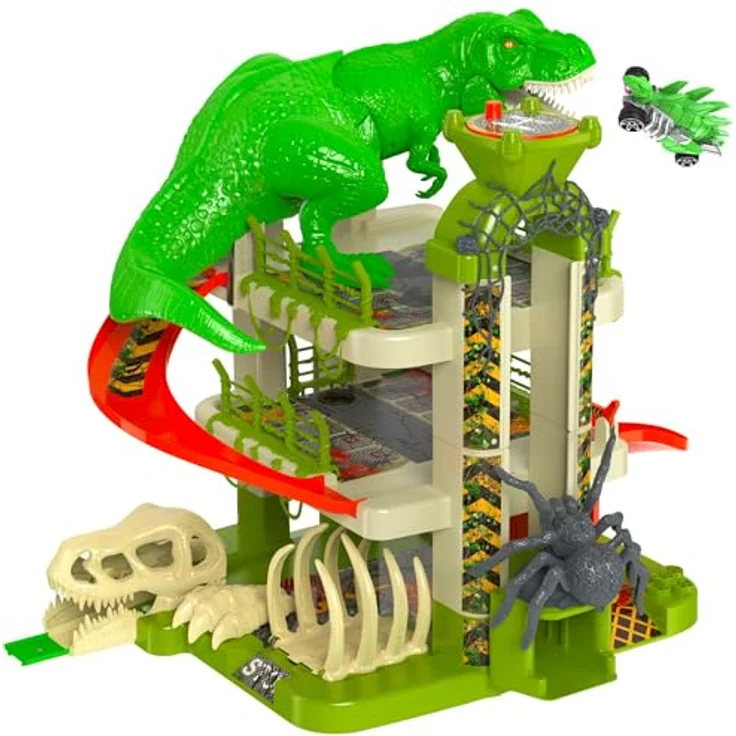 Teamsterz Mayhem Monster Garage (31117451), Garagen-Spielset mit 1 Druckgussauto, 52 x 47 x 56,7 cm, geeignet für Kinder ab 3 Jahren – Bild 2