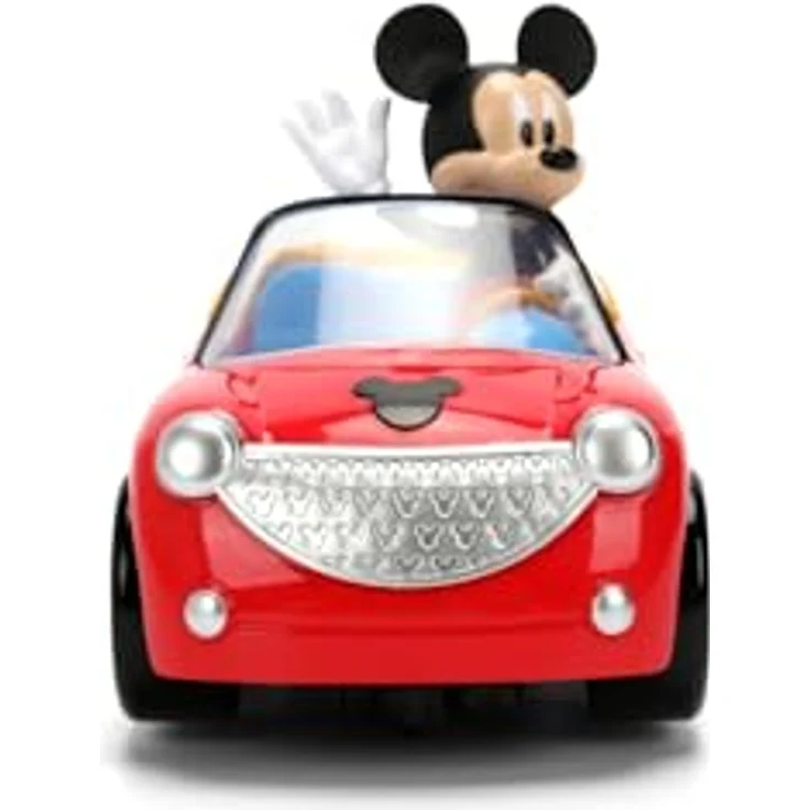 Jada Mickey Roadster 1:32, Ferngesteuertes Auto mit 2.4 GHz Funksteuerung, 14 cm Länge, geeignet ab 3 Jahren – Bild 2