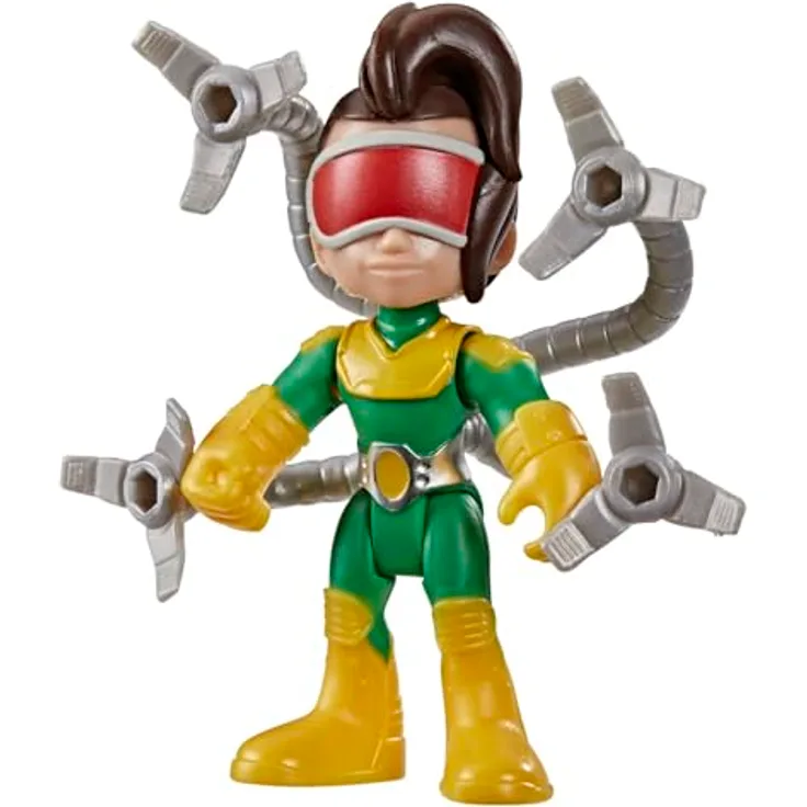 Spidey and his Amazing Friends Marvel Spidey und Seine Super-Freunde Doc Ock Action-Figur mit 4-Tentakel-Accessoire, 7,6 cm, für Kinder ab 3 Jahren