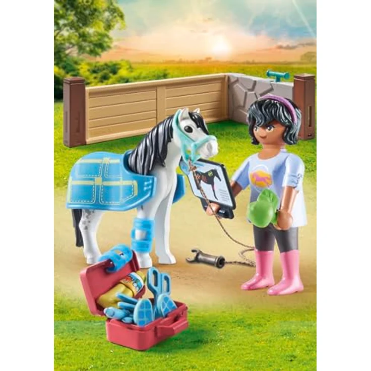 Playmobil® Konstruktions-Spielset Pferde-Therapeutin (71497), Horses of Waterfall, (27 St), Made in Europe – Bild 4