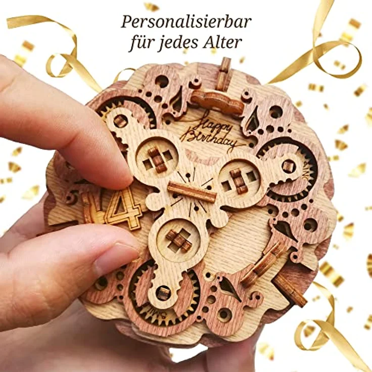 Birthday Cake Gift Puzzle Box – Bild 4