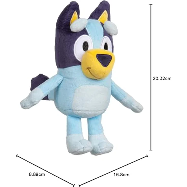 Giochi Preziosi Bluey weiches Plüschtier von Bluey, ca. 20 cm, mit Details wie im Cartoon, für Kinder ab 3 Jahren, BLY06100,, Mehrfarbig – Bild 4
