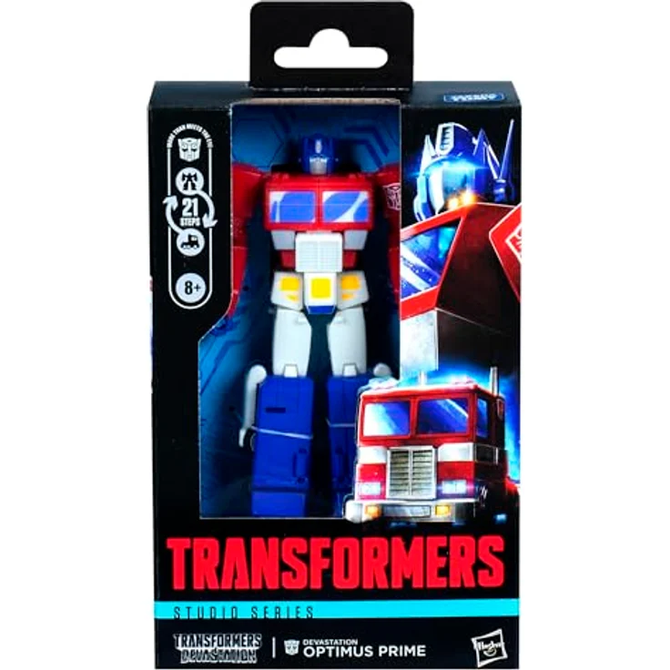 Transformers Studio Series Deluxe-Klasse, Transformers: Devastation Optimus Prime Action-Figur, 11,5 cm groß, 2 Verwandlungsmodi, beweglich, mit Energon-Axt und Matrix der Führung – Bild 4