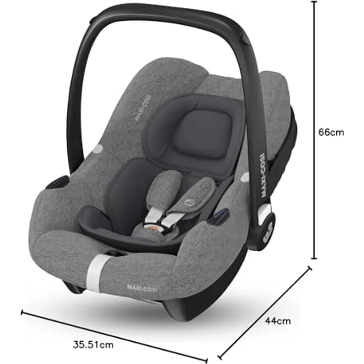 Dorel CabrioFix i-Size Select, Babyschale in Grau, ECE R129/i-Size Norm, 3,2 kg, Isofix-kompatibel – Bild 11