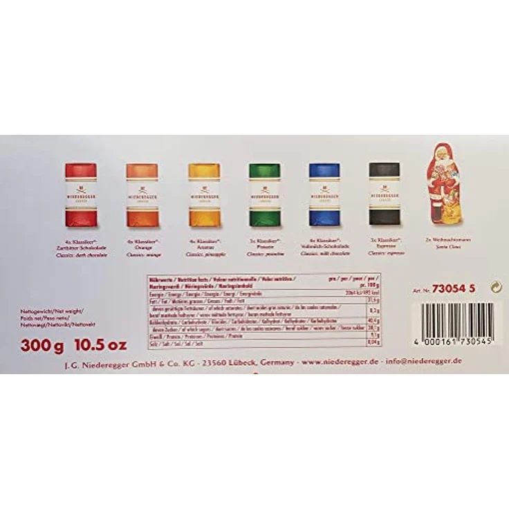 Niederegger Adventskalender Winter-Klassiker, modernes Design, gefüllt mit Niederegger Marzipan, 1er Pack (1 x 300 g) – Bild 4