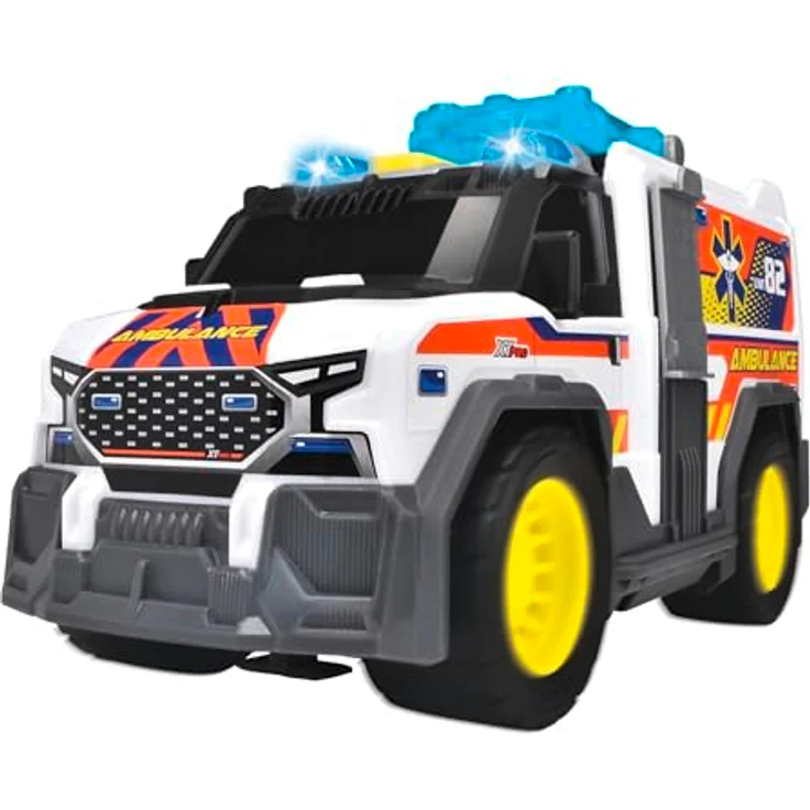 Dickie Toys - Medical Responder (30 cm) - Spielzeug-Rettungswagen mit Schussfunktion, Zubehör, Licht & Sound, inkl. Batterien – Bild 4