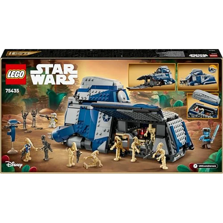 LEGO Star Wars 75435, MTT der Separatisten mit 976 Teilen, für Fans ab 9 Jahren, Maße 29x13x15 cm, Farbgestaltung Felucia – Bild 8