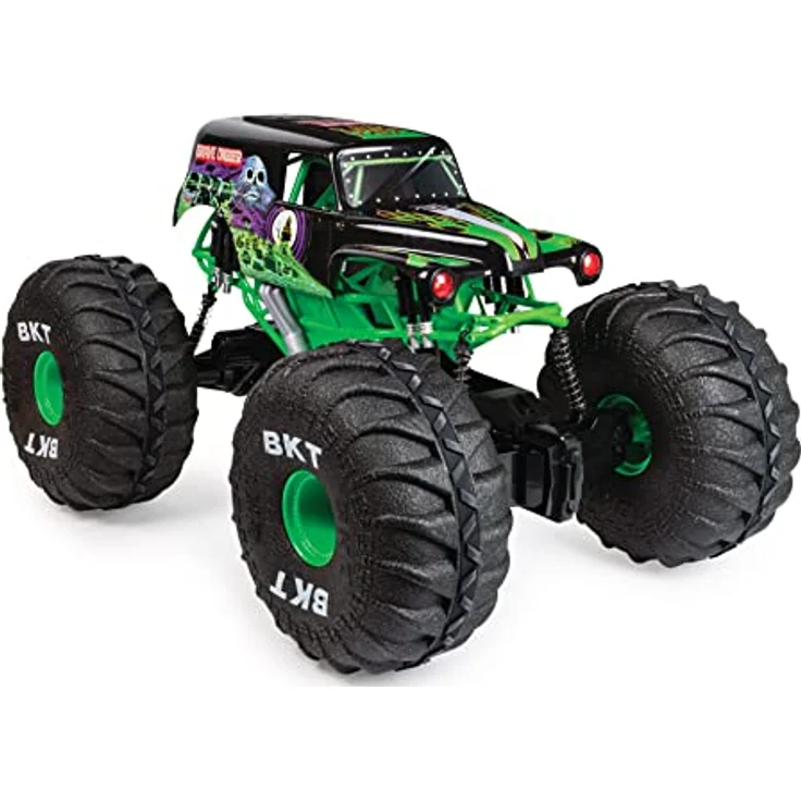 Spin Master 6046198 (20106000) - Monster Jam - XXL RC-Fahrzeug, 60 cm, 1:6, Mega Grave Digger – Bild 5