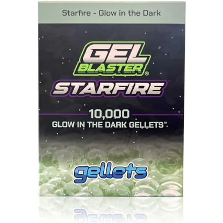Gel Blaster 10,000 Gellets Nachfüllmunition - Grün (leuchtet im Dunkeln), für Gel Blasters