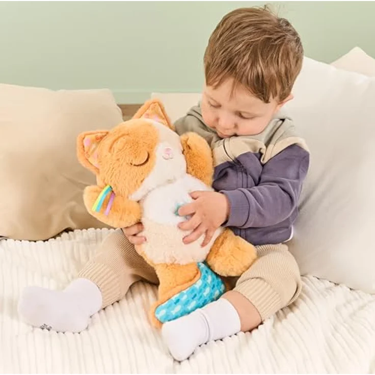 VTech Baby Schlummer-Kätzchen – Niedliches Kuscheltier mit sanften Bewegungen und Schlafliedern, für Kinder von 0-36 Monaten – Bild 4