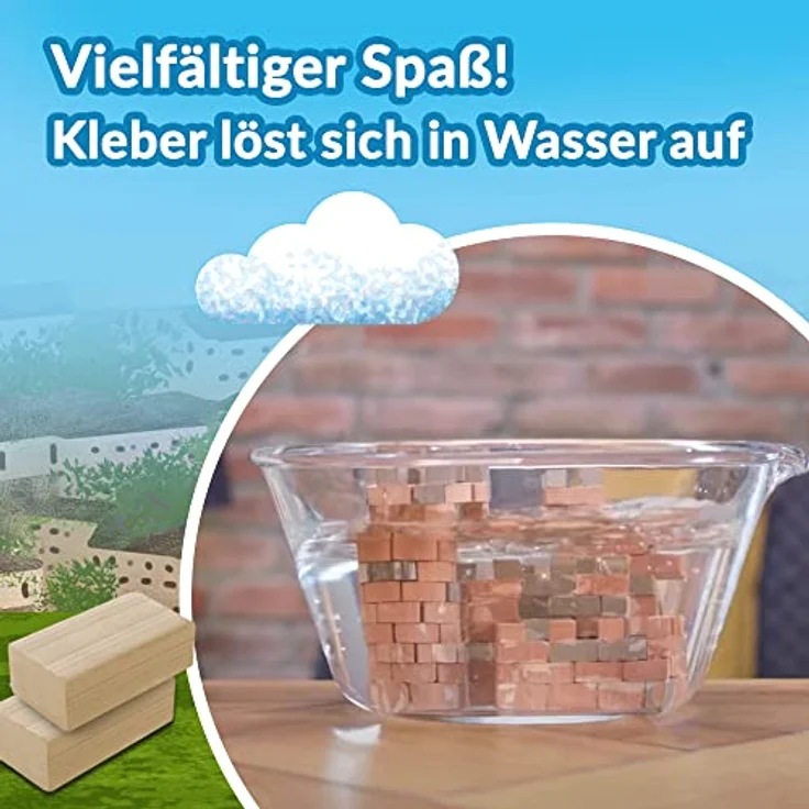 Brick Trick - Brick Trick Travel: Tower of Pisa - 260 wiederverwendbare EKO Brick Bausteine, Kreativ-Set für Kinder ab 7 Jahren – Bild 4