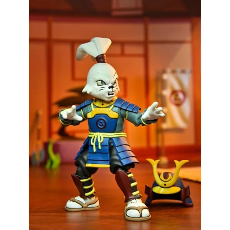 NECA Ultimate Samurai Adventure Usagi Yojimbo, 18 cm Sammelfigur mit alternativen Köpfen und Waffen, limitierte Edition – Bild 2
