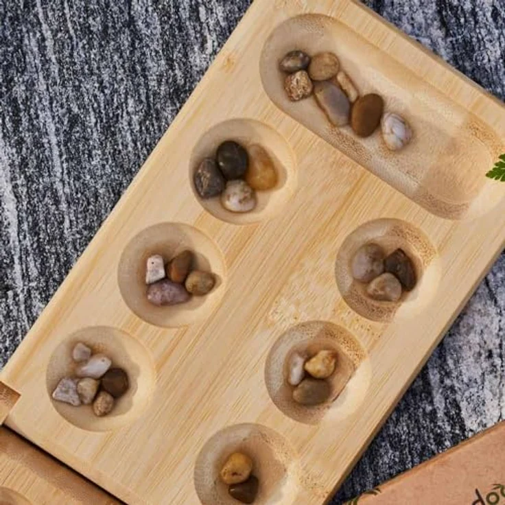 pandoo Spiel Mancala Bambus – Bild 3