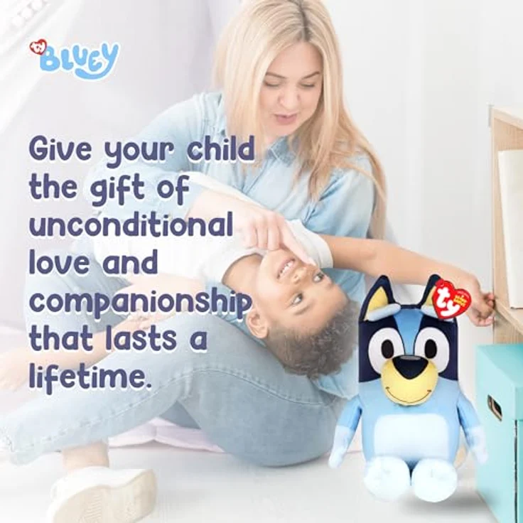 TY Beanie Babies Bluey Mum, Kuscheltier, ca. 15 cm – Bild 5