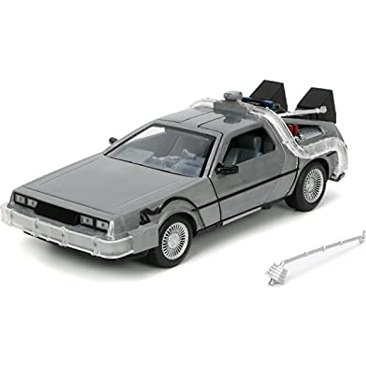 Jada Back to the Future 1/24 Hollywood Rides Zeitmaschine, detailgetreues Diecast-Modell mit hochwertiger Verarbeitung, offiziell lizenziert – Bild 9