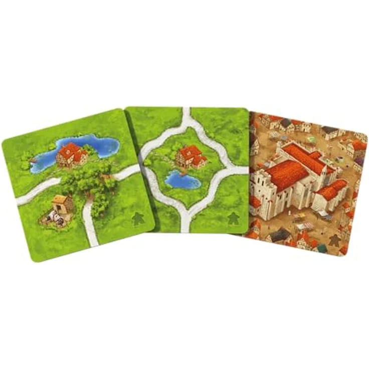 Hans im Glück Carcassonne – Wirtshäuser und Kathedralen (Auflage 2025), 1. Erweiterung, Familienspiel für 2-6 Spieler ab 7 Jahren, 45 Minuten Spielzeit, Deutsch – Bild 4